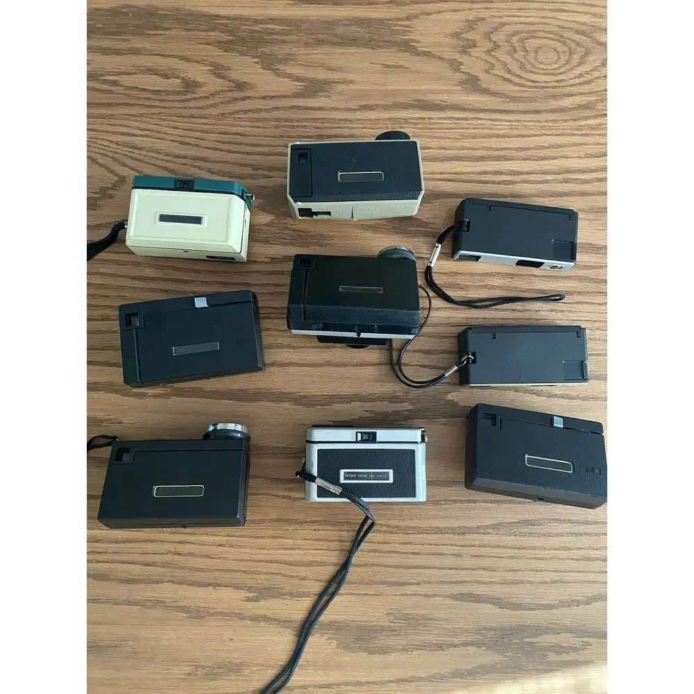 Vintage Kodak Instamatic Collection Of 9 Vintage Film Camera Lot